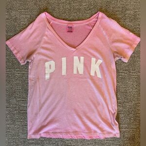 PINK VICTORIA’S SECRET V-Neck Tee